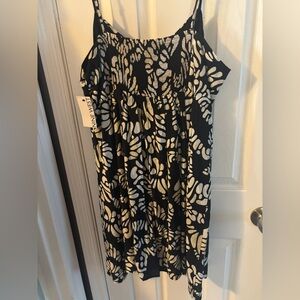 Nine West Black and Cream Mini Dress